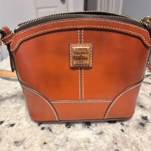 Dooney & Bourke Brown Leather Shoulder Bag